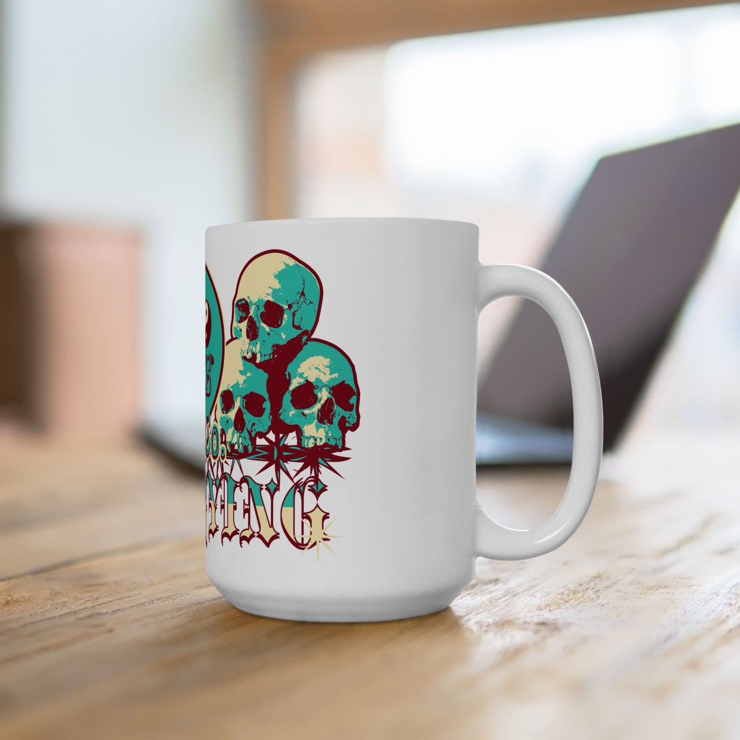 DIE TRYING 15oz CAMP MUG